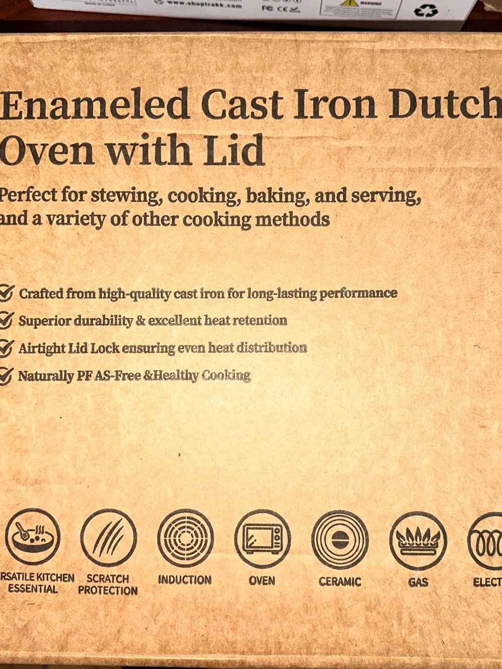 Enameled Cast Iron Dutch Oven with Lid